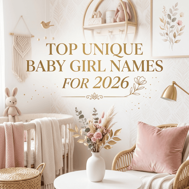 Top Unique Baby Girl Names for 2026: USA Trends